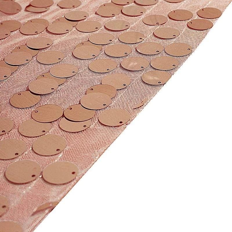 90" X 132" Big Payette Sequin Rectangular Tablecloth - Image 7