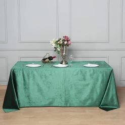 90x132 In Rectangular Premium Velvet Tablecloth