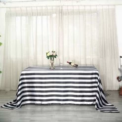 90x156 In Satin Stripes Rectangle Tablecloth