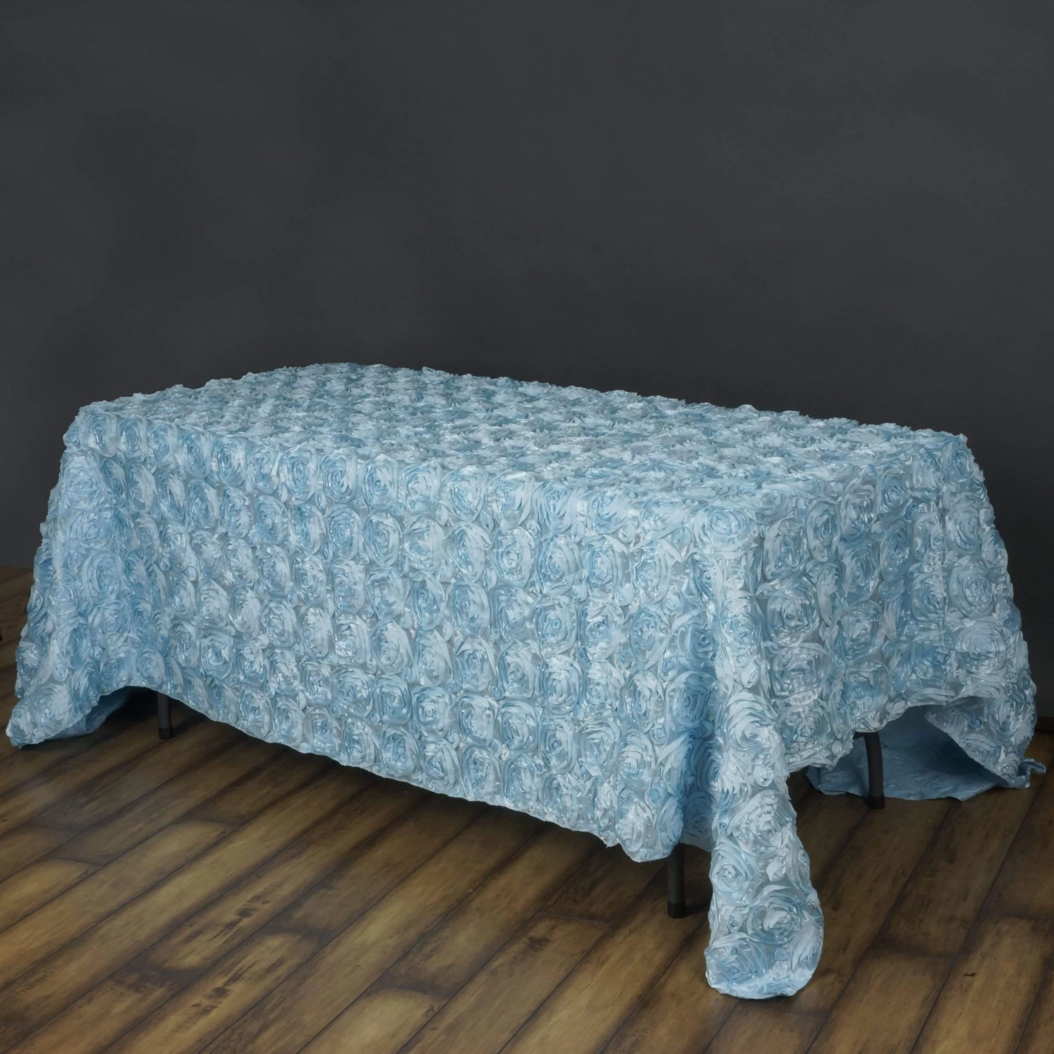 90x156" Raised Roses Rectangle Tablecloth - Image 10