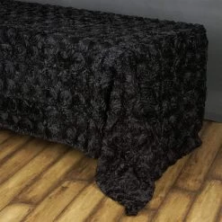 90x156" Raised Roses Rectangle Tablecloth