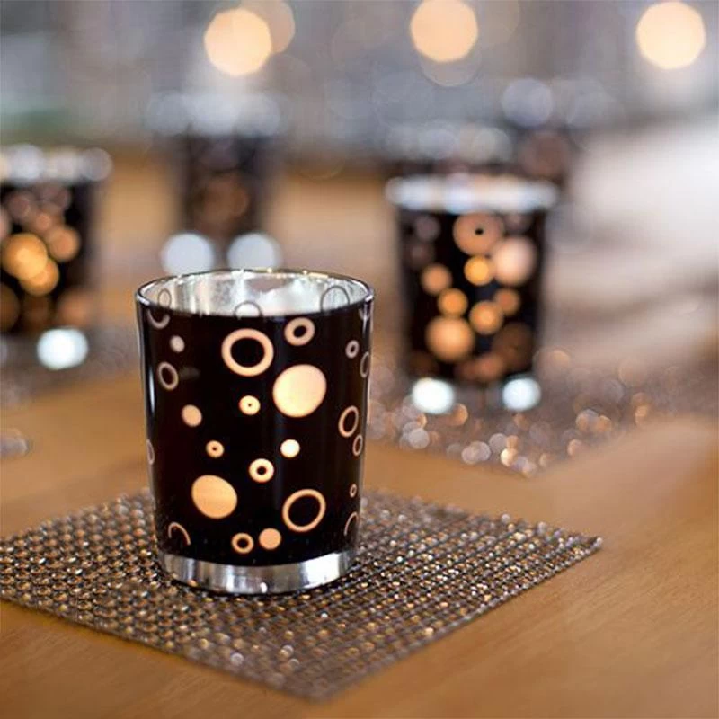 4.5" X 30 Feet Diamond Bling Roll Craft Ribbon - Image 3