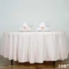 108 In Polyester Round Tablecloth Party Supplies Wedding Linens