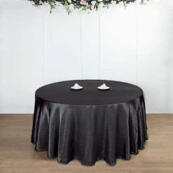 108" Satin Round Tablecloth