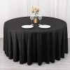 120 In Premium Scuba Polyester Round Tablecloth Party Linens