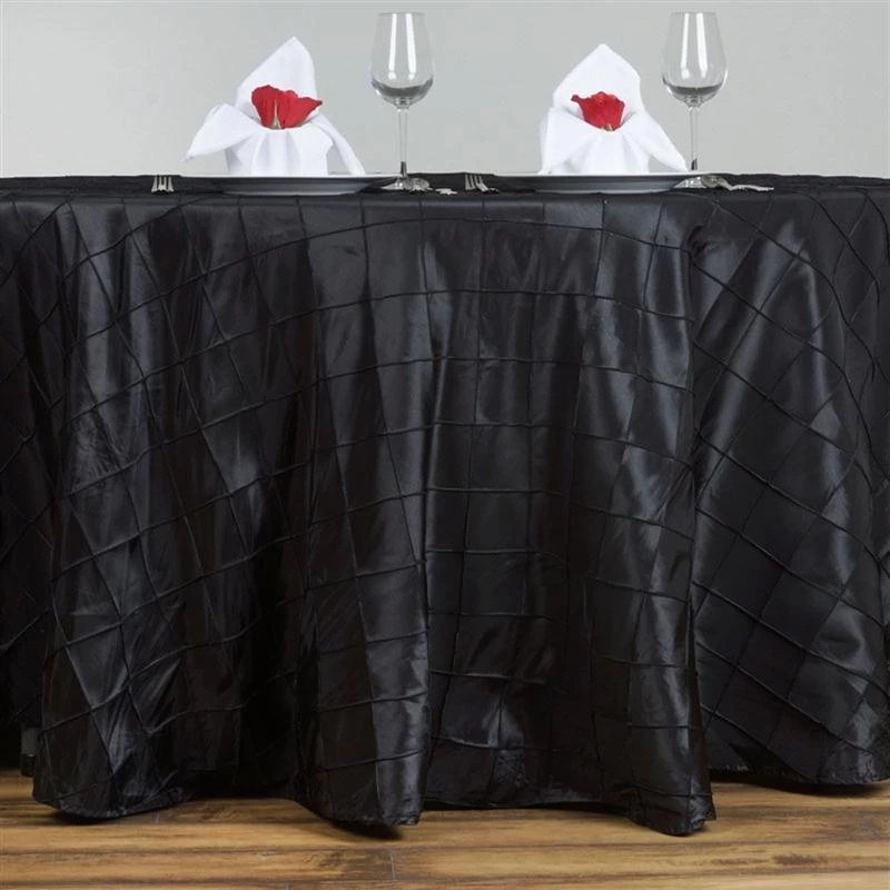120" Round Tablecloth Pintuck - Image 3