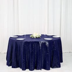 120" Sequin Round Tablecloth