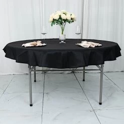 70 In Round Tablecloth Premium Polyester Table Cover Wedding Linens