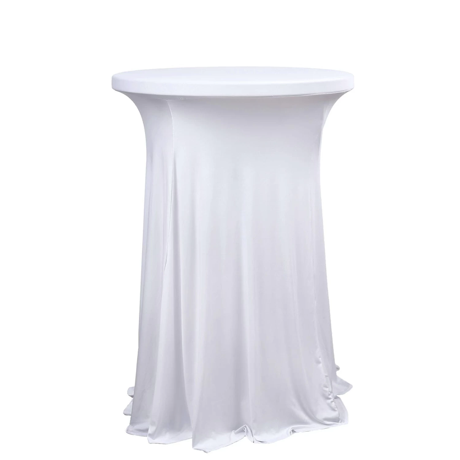 Cocktail Table Cover Natural Wavy Drapes Spandex Tablecloth - Image 12