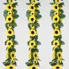 6 Ft Yellow 3D Chain Sunflower Garland