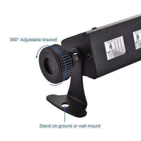 27 Watt LED Stage Wall Backdrop Strobe Spotlight With Adjustable Rate - Image 10