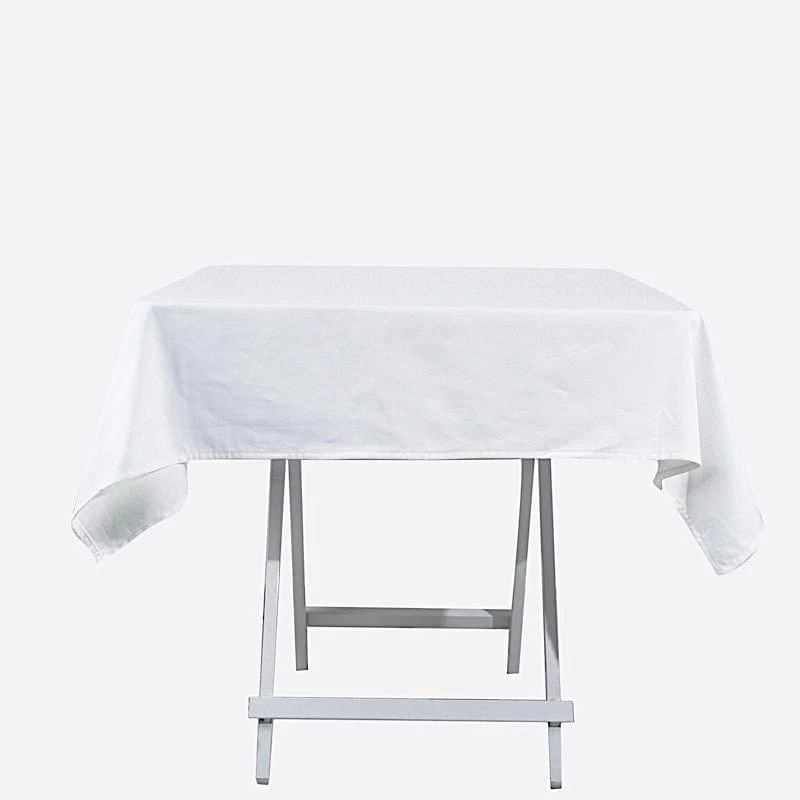 54x54 In Cotton Square Tablecloth Wedding Party Linen - Image 14