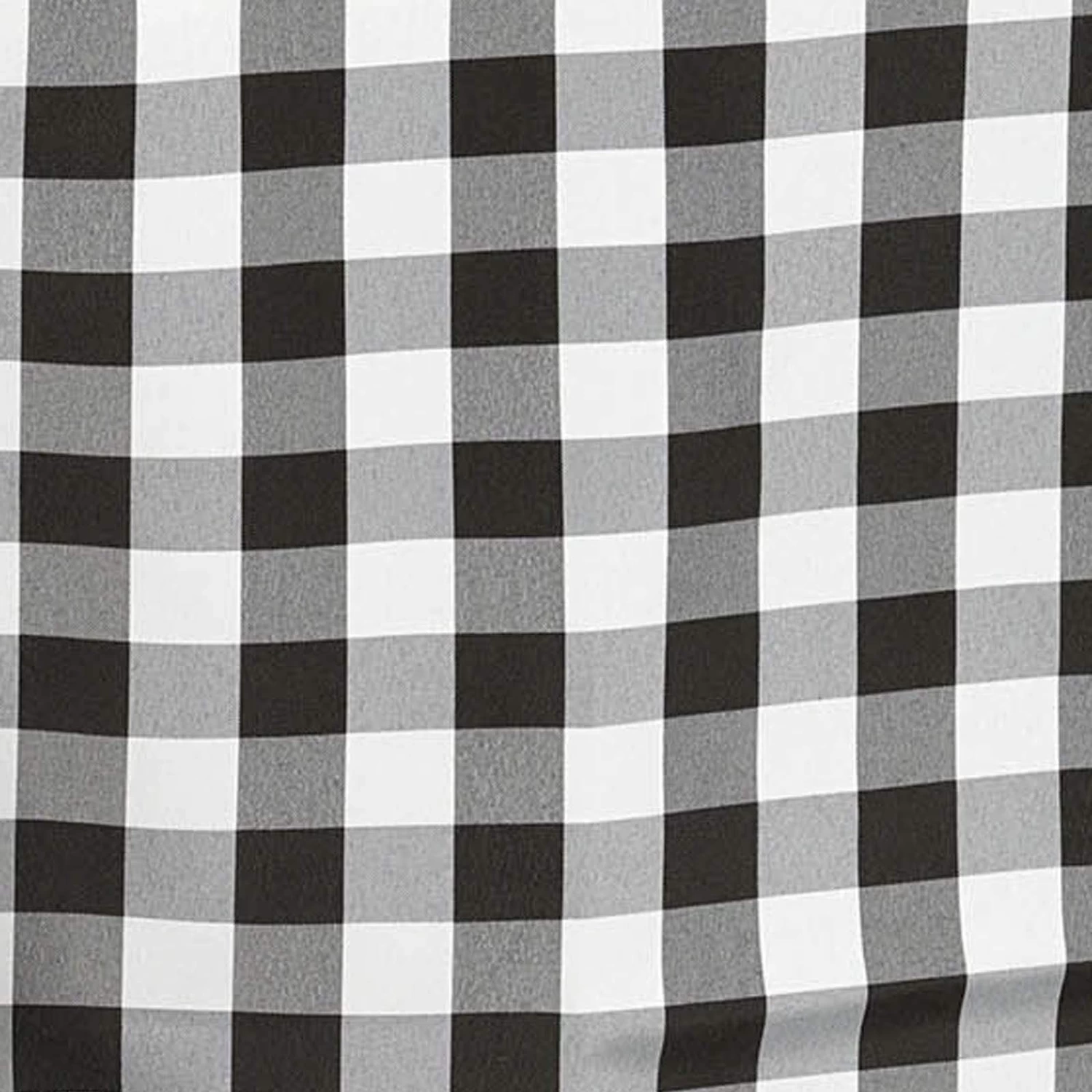 70" X 70" Square Gingham Checkered Polyester Tablecloth - Image 9