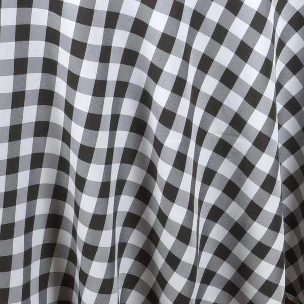 70" X 70" Square Gingham Checkered Polyester Tablecloth - Image 10