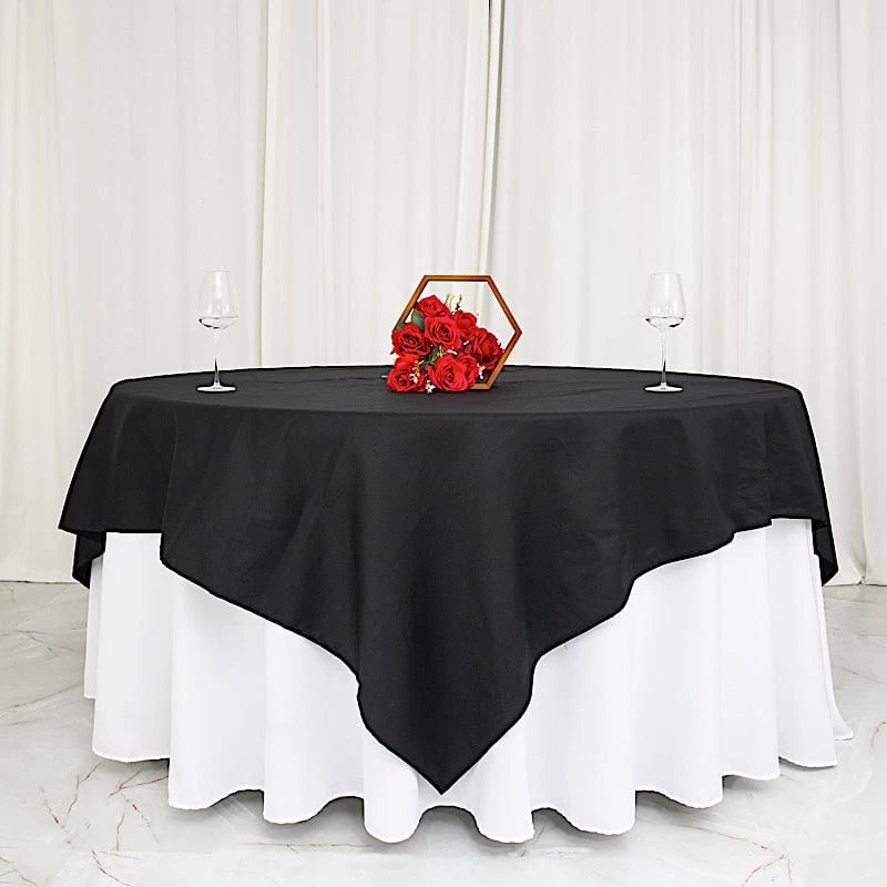 90x90 In Cotton Square Tablecloth Wedding Party Linen - Image 4