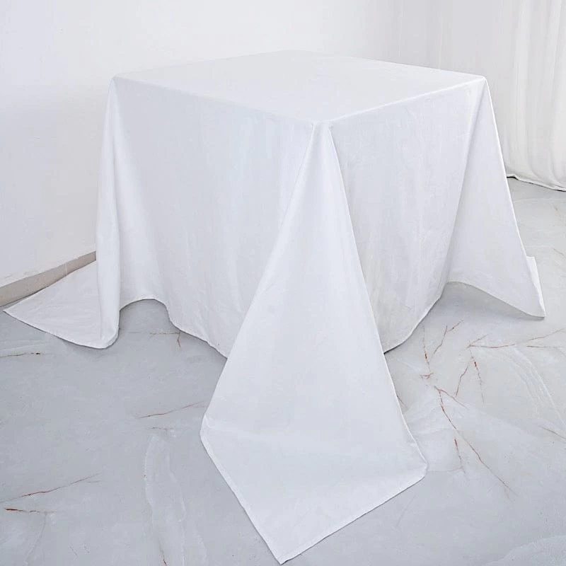 90x90 In Cotton Square Tablecloth Wedding Party Linen - Image 13