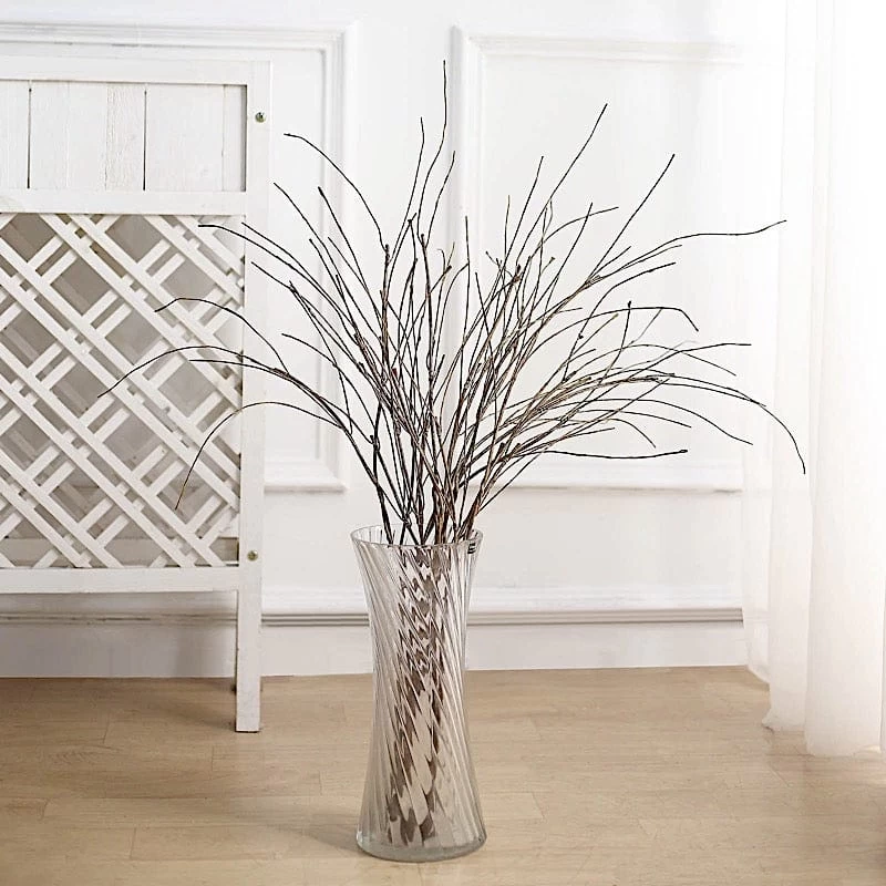 10 Brown 37 In Bendable Artificial Tree Branches Faux Flower Stems - Image 5