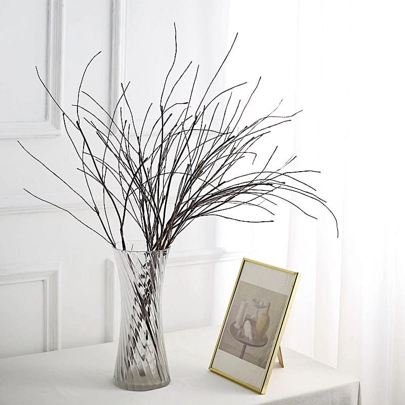 10 Brown 37 In Bendable Artificial Tree Branches Faux Flower Stems