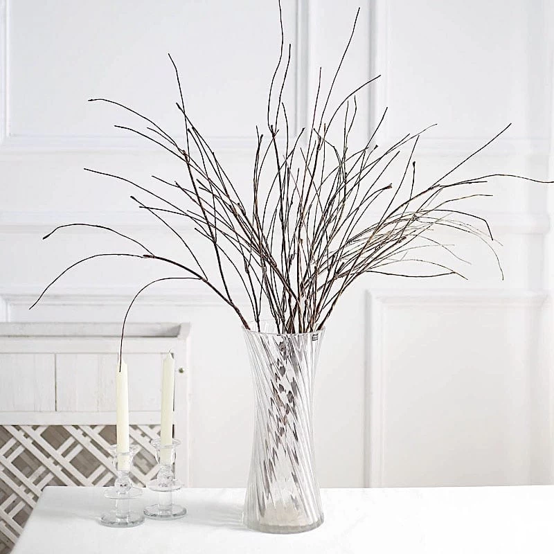 10 Brown 37 In Bendable Artificial Tree Branches Faux Flower Stems - Image 3