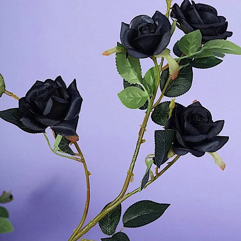 2 Pcs 38 In Long Single Stem Silk Roses Bouquets - Image 14