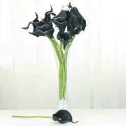 20 Pcs 14 In Tall Poly Foam Calla Lily Flowers With Single Stems