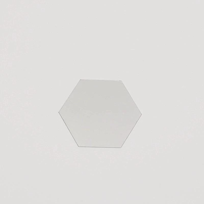 12 Silver Hexagon Mirror Stickers Acrylic Removable Wall Decals - Image 7