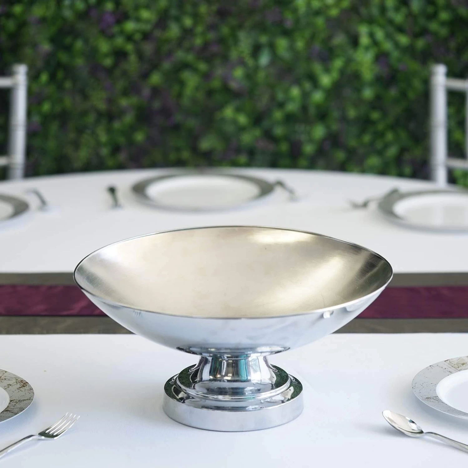 15" Tall Compote Bowl Centerpiece Pedestal Table Vase