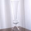 4 Pcs 15" Tall Clear Glass Trumpet Centerpiece Vases