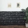 12 Matte 20x20 In Square 3D Diamond Textured PVC Stick On Wall Panels