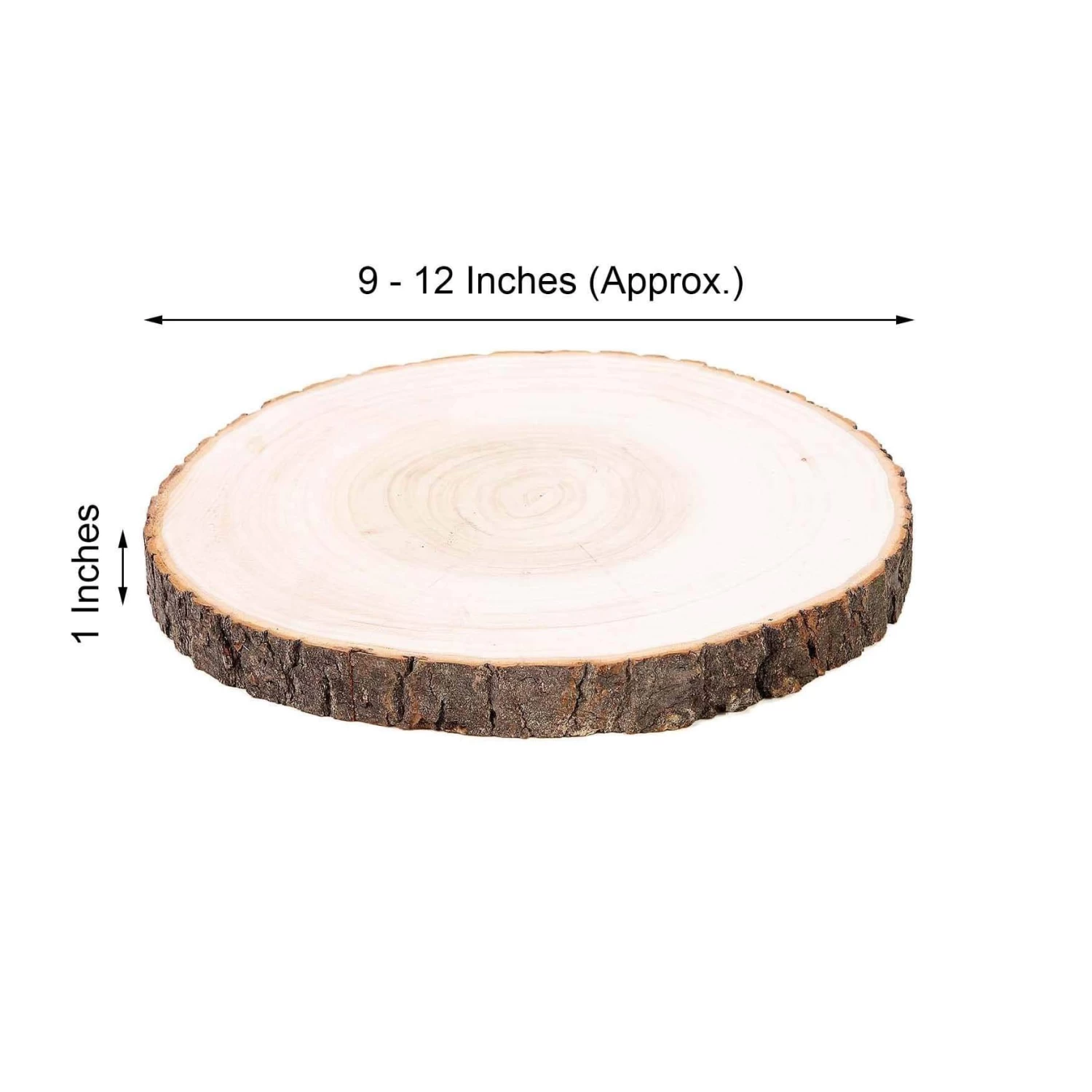 Natural Round Poplar Wooden Slices Party Tabletop - Image 16